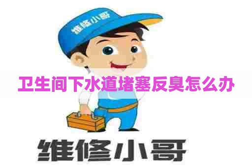 卫生间下水道堵塞反臭怎么办