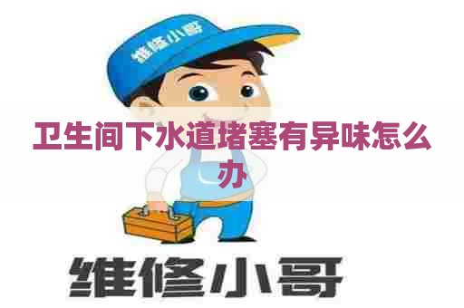 卫生间下水道堵塞有异味怎么办