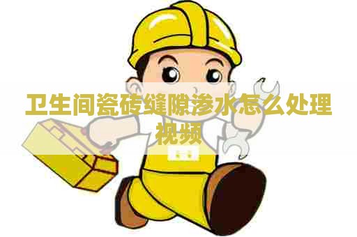 卫生间瓷砖缝隙渗水怎么处理视频