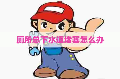 厕所总下水道堵塞怎么办
