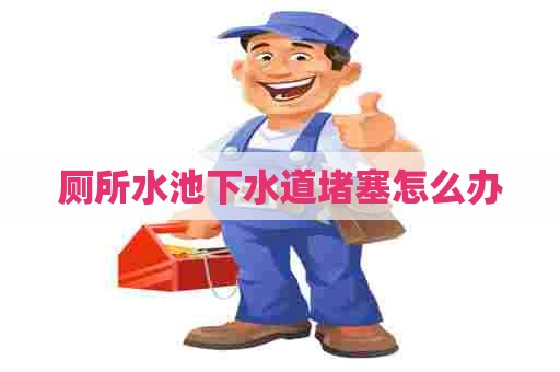 厕所水池下水道堵塞怎么办