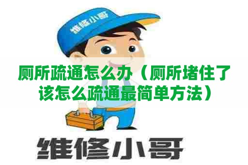 厕所疏通怎么办(厕所堵住了该怎么疏通最简单方法) 厕所疏通怎么办(厕所堵住了该怎么疏通最简单方法)