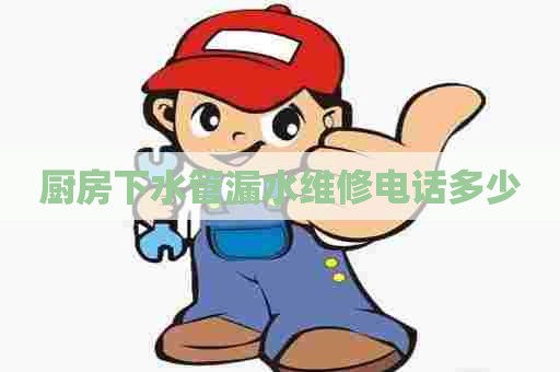 厨房下水管漏水维修电话多少