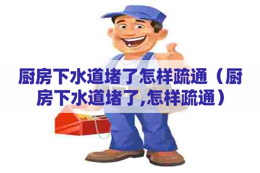 厨房下水道堵了怎样疏通（厨房下水道堵了,怎样疏通）