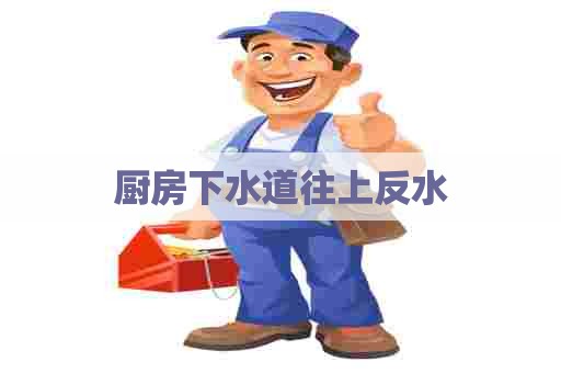 厨房下水道往上反水