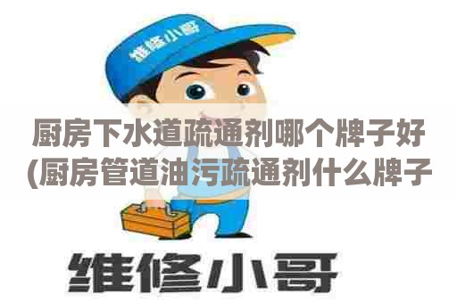 厨房下水道疏通剂哪个牌子好(厨房管道油污疏通剂什么牌子好)