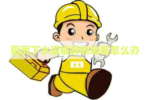 厨房下水道被异物堵塞怎么办