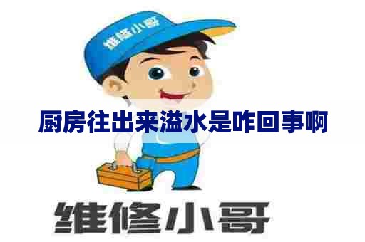 厨房往出来溢水是咋回事啊