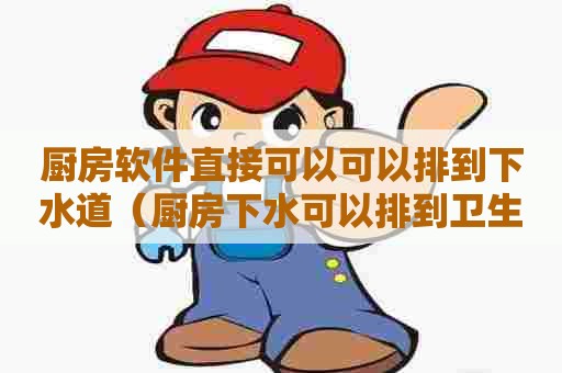 厨房软件直接可以可以排到下水道（厨房下水可以排到卫生间吗）