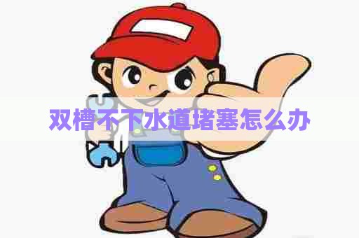 双槽不下水道堵塞怎么办