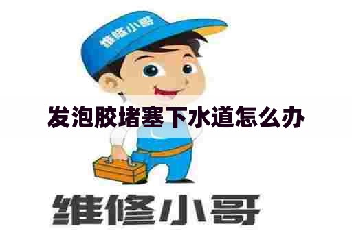 发泡胶堵塞下水道怎么办
