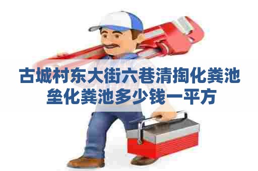 古城村东大街六巷清掏化粪池 垒化粪池多少钱一平方