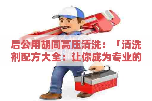 后公用胡同高压清洗：「清洗剂配方大全：让你成为专业的诊断师」