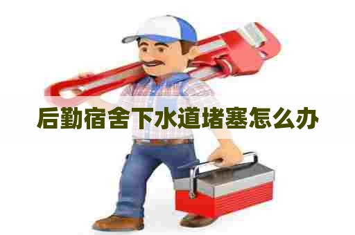 后勤宿舍下水道堵塞怎么办