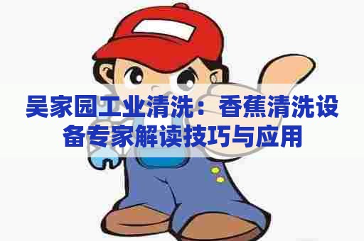 吴家园工业清洗：香蕉清洗设备专家解读技巧与应用