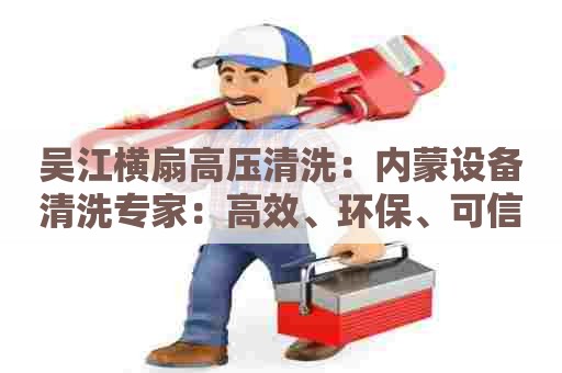 吴江横扇高压清洗：内蒙设备清洗专家：高效、环保、可信任的清洗解决方案