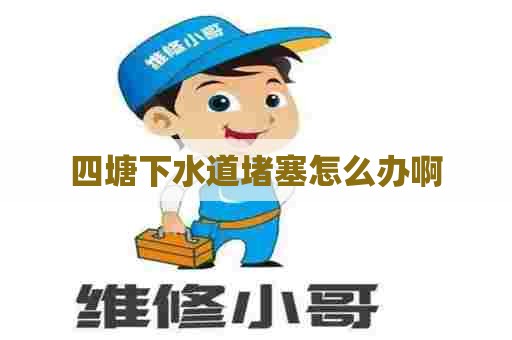 四塘下水道堵塞怎么办啊