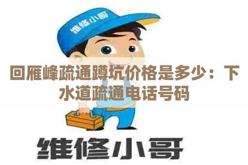 回雁峰疏通蹲坑价格是多少:下水道疏通电话号码 回雁峰疏通蹲坑价格是多少:下水道疏通电话号码