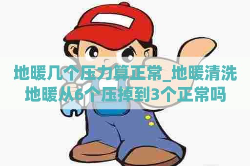 地暖几个压力算正常_地暖清洗地暖从6个压掉到3个正常吗