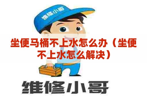 坐便马桶不上水怎么办（坐便不上水怎么解决）
