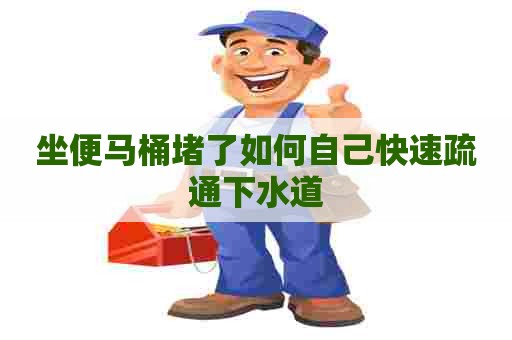 坐便马桶堵了如何自己快速疏通下水道