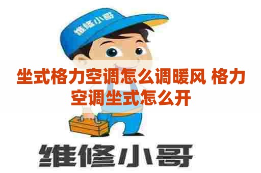 坐式格力空调怎么调暖风 格力空调坐式怎么开