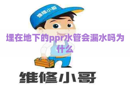 埋在地下的ppr水管会漏水吗为什么
