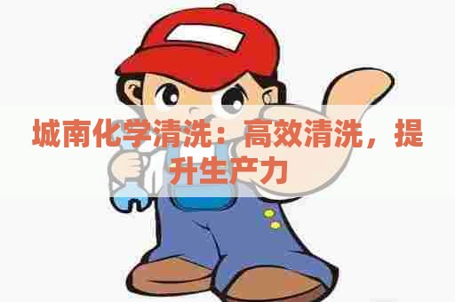 城南化学清洗：高效清洗，提升生产力