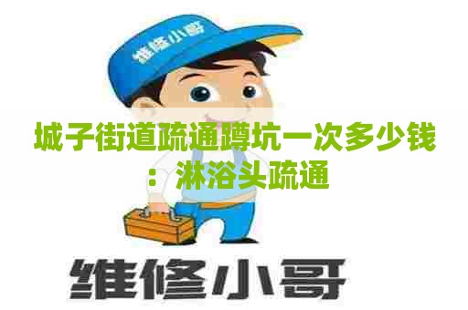 城子街道疏通蹲坑一次多少钱：淋浴头疏通