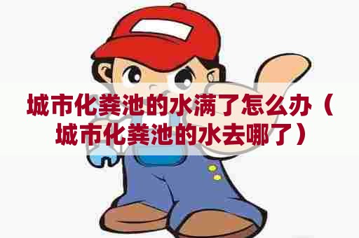 城市化粪池的水满了怎么办（城市化粪池的水去哪了）