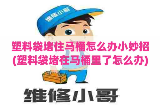 塑料袋堵住马桶怎么办小妙招(塑料袋堵在马桶里了怎么办)