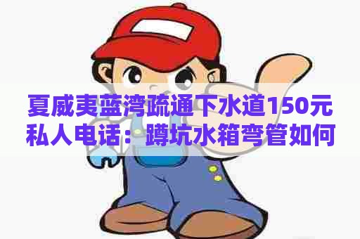 夏威夷蓝湾疏通下水道150元私人电话：蹲坑水箱弯管如何更换