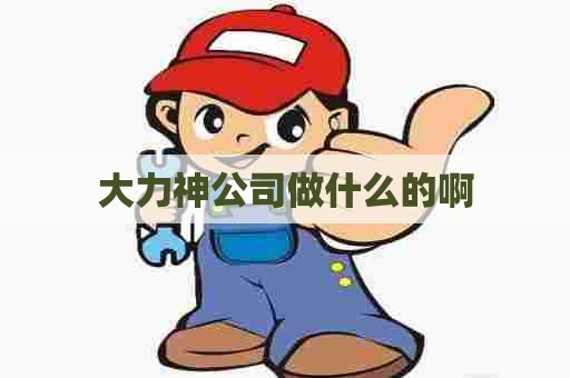 大力神公司做什么的啊