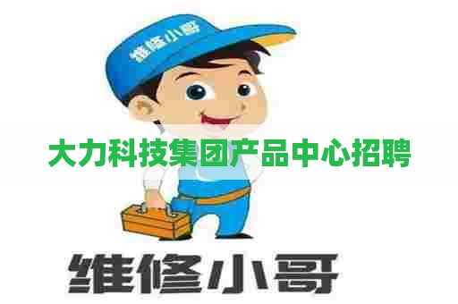 大力科技集团产品中心招聘