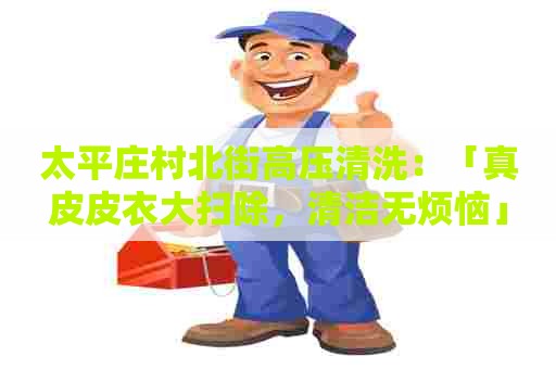 太平庄村北街高压清洗：「真皮皮衣大扫除，清洁无烦恼」