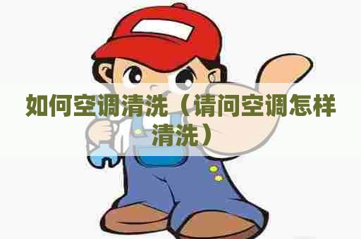 如何空调清洗（请问空调怎样清洗）