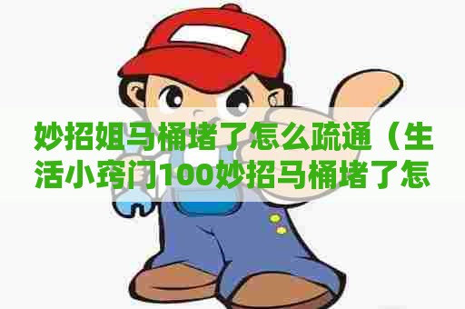 妙招姐马桶堵了怎么疏通（生活小窍门100妙招马桶堵了怎么办）