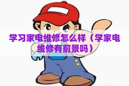 学习家电维修怎么样(学家电维修有前景吗) 学习家电维修怎么样(学家电维修有前景吗)