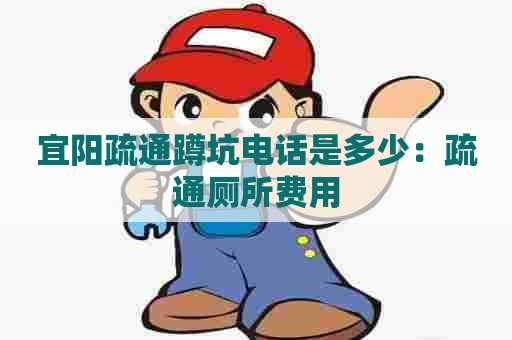 宜阳疏通蹲坑电话是多少：疏通厕所费用