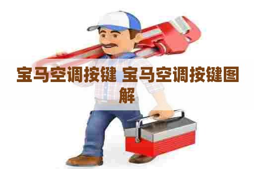 宝马空调按键 宝马空调按键图解