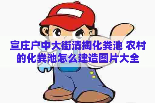 宣庄户中大街清掏化粪池 农村的化粪池怎么建造图片大全