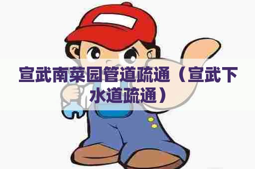 宣武南菜园管道疏通（宣武下水道疏通）