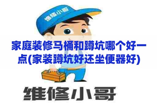 家庭装修马桶和蹲坑哪个好一点(家装蹲坑好还坐便器好) 家庭装修马桶和蹲坑哪个好一点(家装蹲坑好还坐便器好)