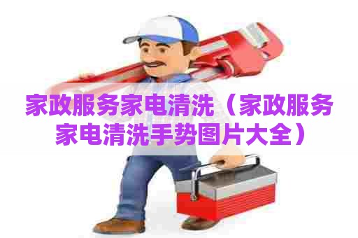 家政服务家电清洗（家政服务家电清洗手势图片大全）