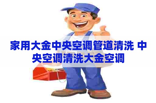 家用大金中央空调管道清洗 中央空调清洗大金空调