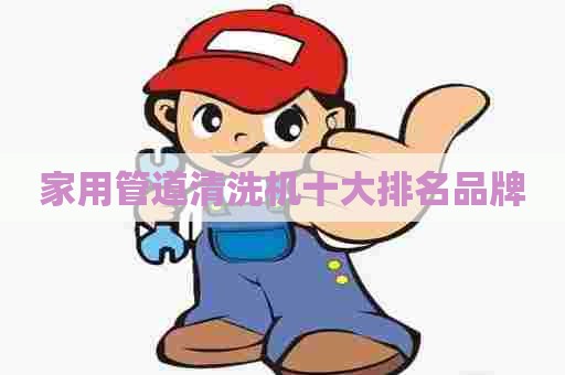 家用管道清洗机十大排名品牌