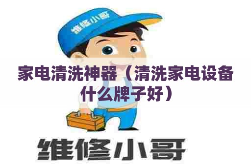 家电清洗神器（清洗家电设备什么牌子好）