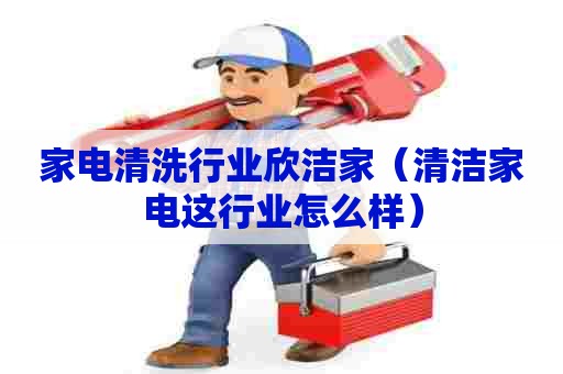 家电清洗行业欣洁家（清洁家电这行业怎么样）
