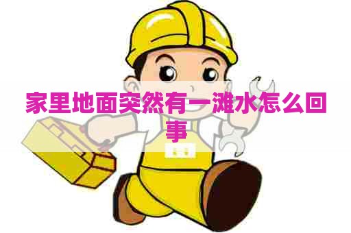 家里地面突然有一滩水怎么回事