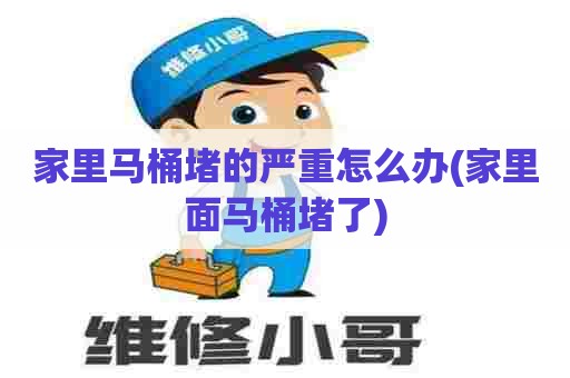 家里马桶堵的严重怎么办(家里面马桶堵了) 家里马桶堵的严重怎么办(家里面马桶堵了)
